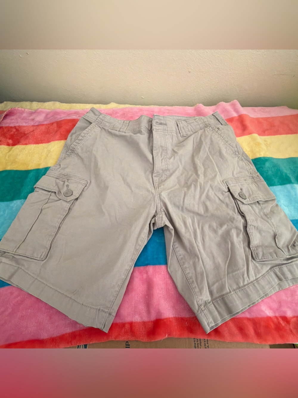 Sonoma Light Gray Cargo Shorts